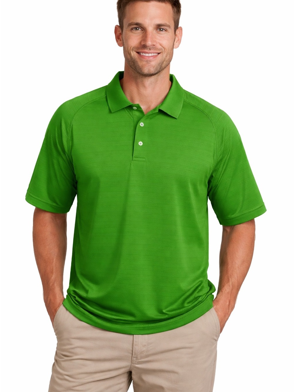 Slazenger Men's Green Polo Golf Shirt